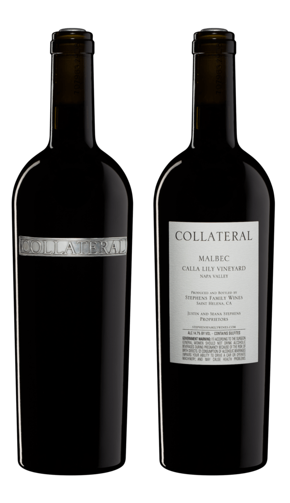 Malbec bottle front & back